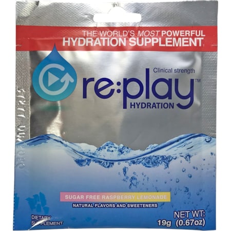 Hydration Health Products Re:play Hydration Powder, Raspberry Lemonade, PK500 31159